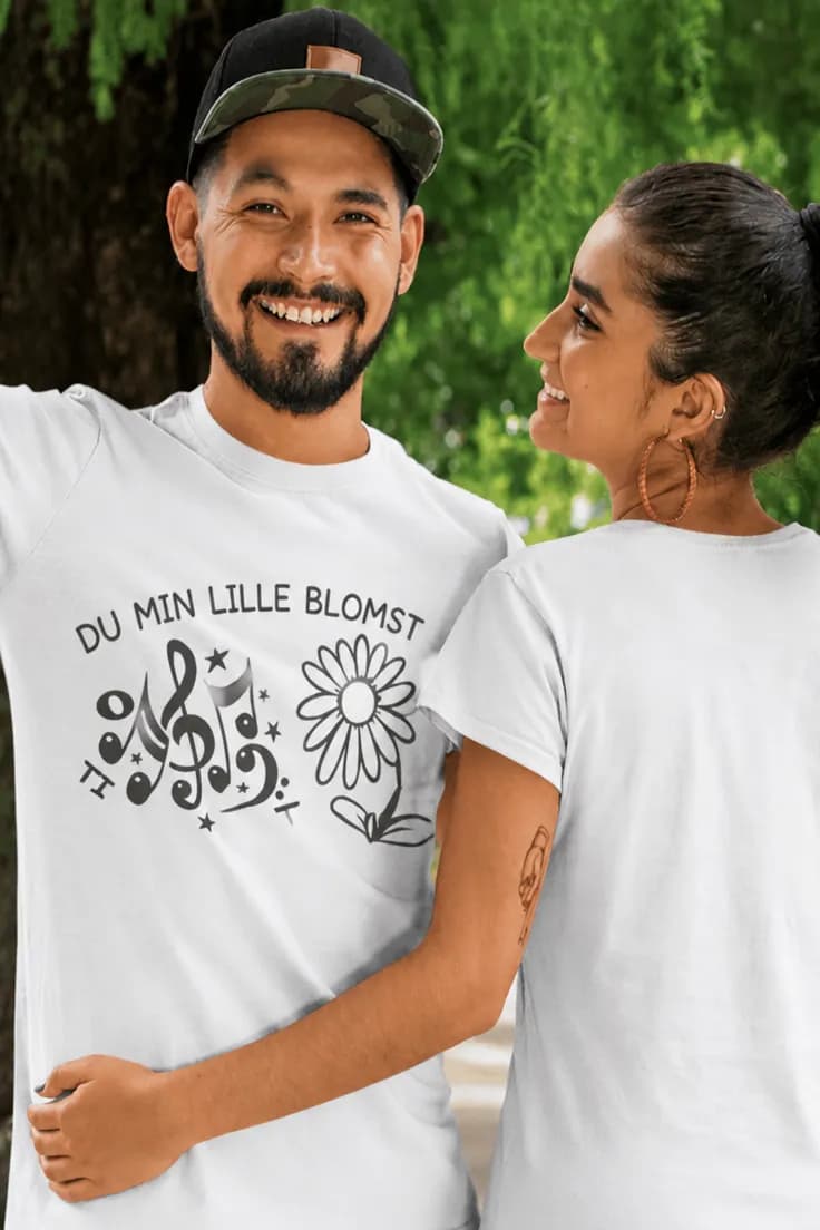 Morsom t-skjorte Du min lille blomst