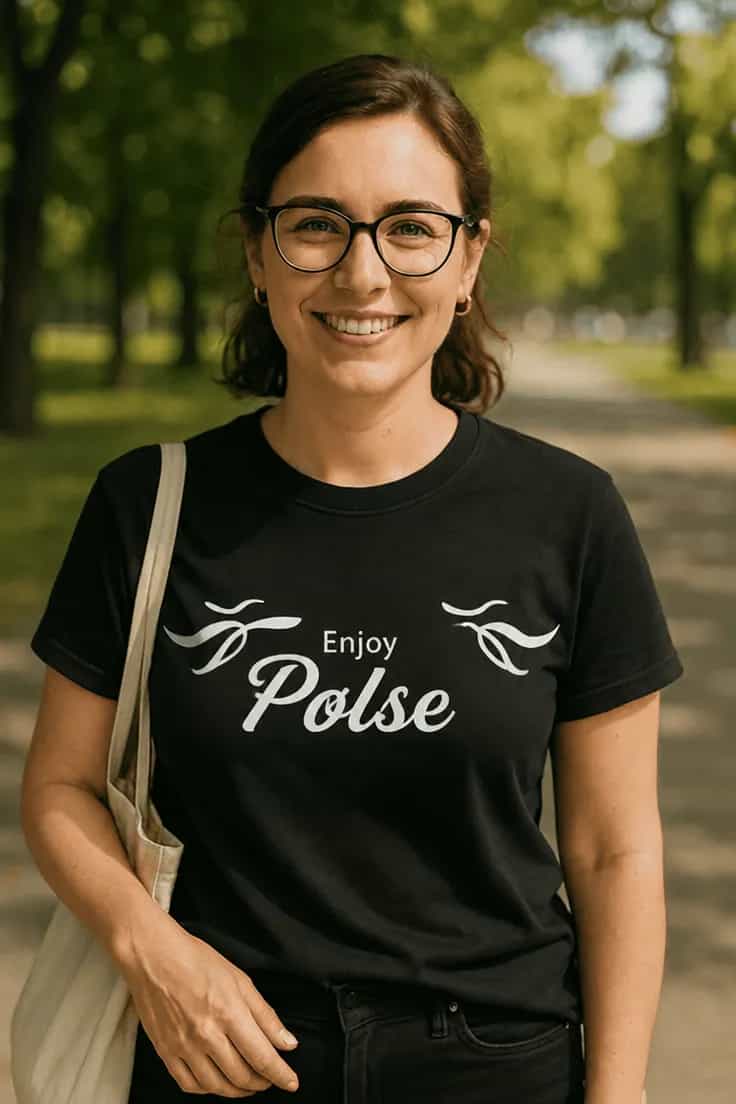 Morsom t-skjorte Enjoy pølse – Enjoy Pølse