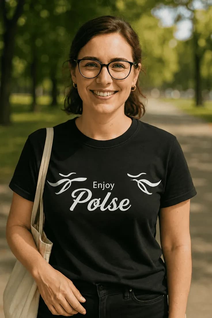 Morsom t-skjorte Enjoy pølse – Enjoy Pølse
