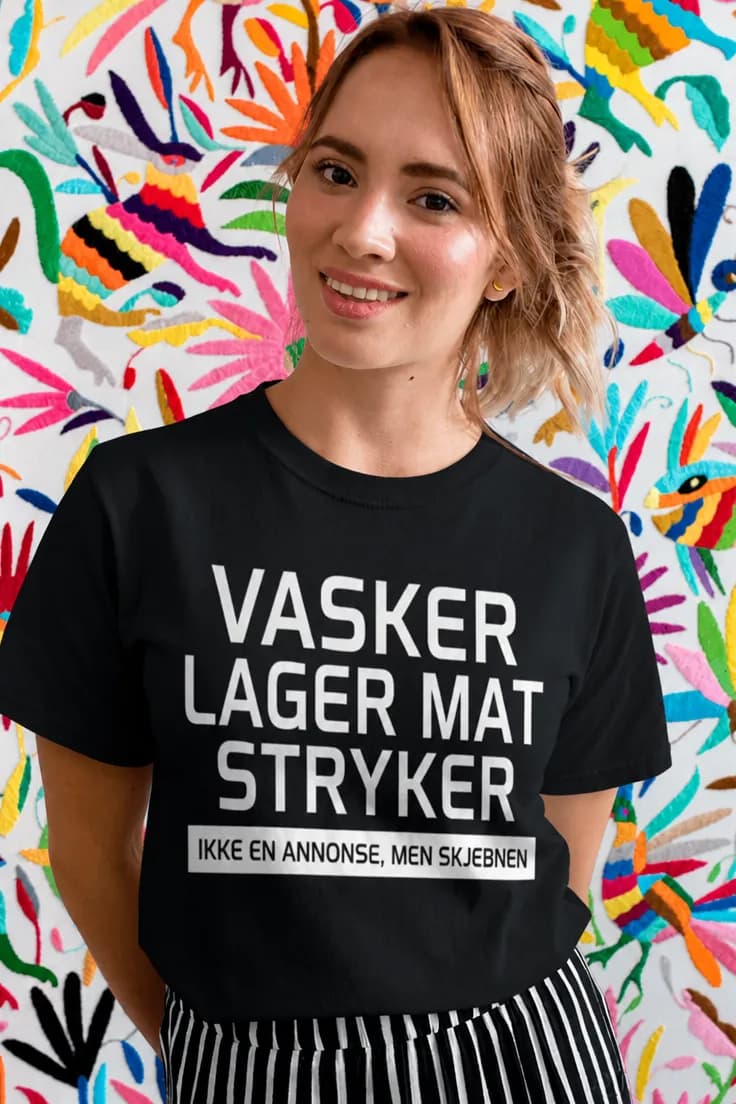Morsom t-skjorte Ikke annonse men skjebne