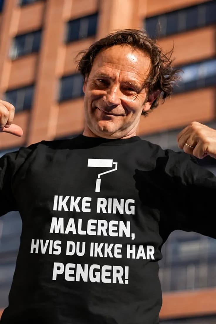 Morsom t-skjorte Ikke ring maleren