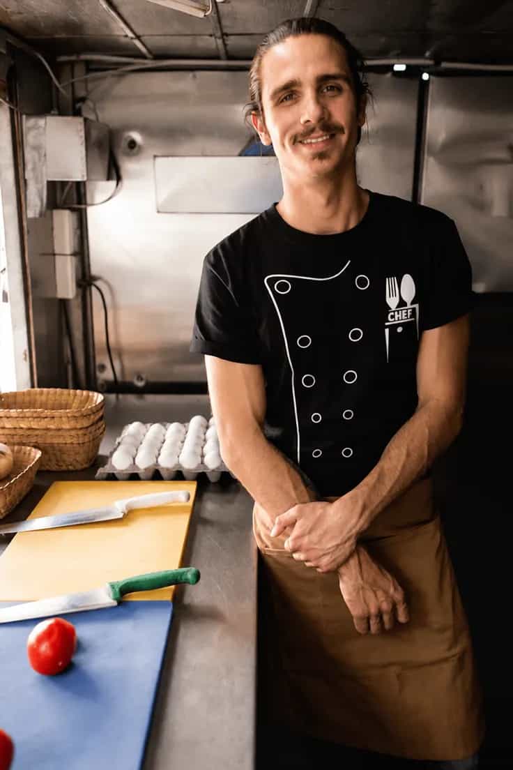 Morsom t-skjorte Kokkefrakk CHEF о
