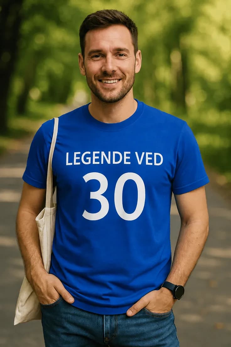 Morsom t-skjorte Legende ved 30 – LEGENDE VED 30