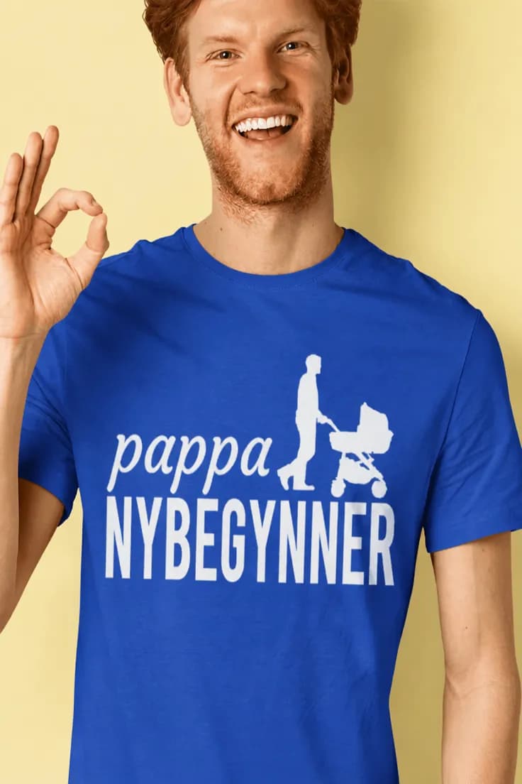 Morsom t-skjorte Pappa nybegynner | pappa NYBEGYNNER