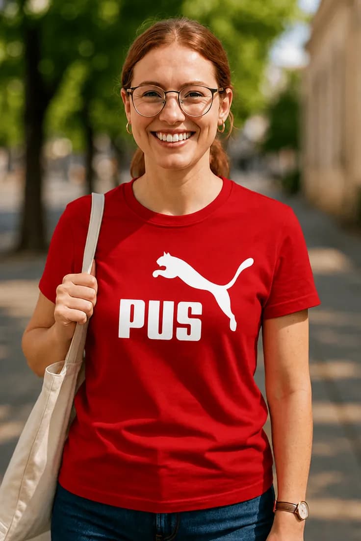 Morsom t-skjorte Pus – PUS