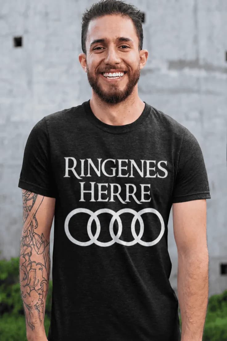 Morsom t-skjorte Ringenes herre – RINGENES HERRE
