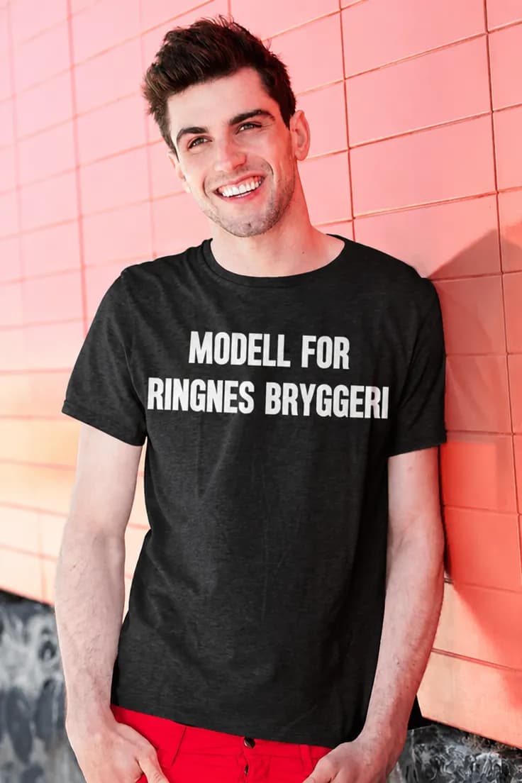 Morsom t-skjorte Ringnes bryggerimodell