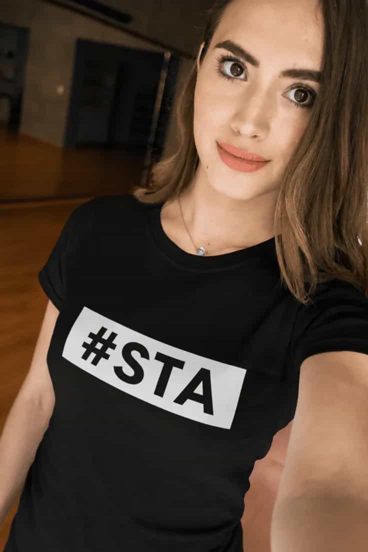 Morsom t-skjorte Sta – #STA