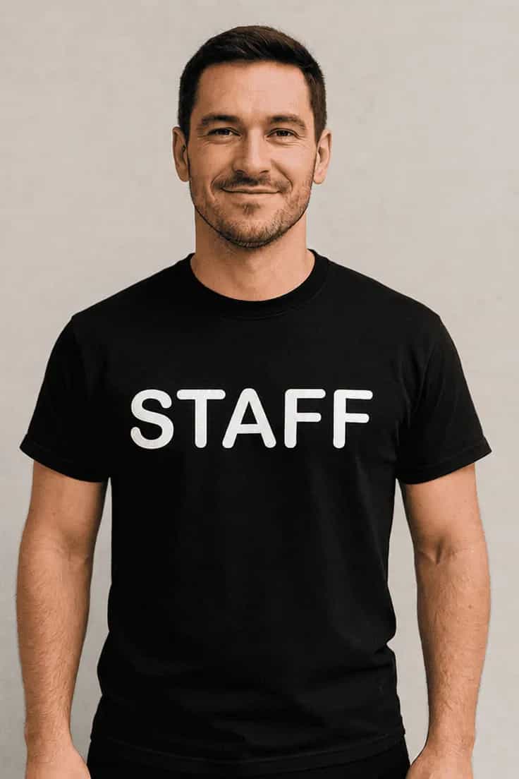 Morsom t-skjorte Staff