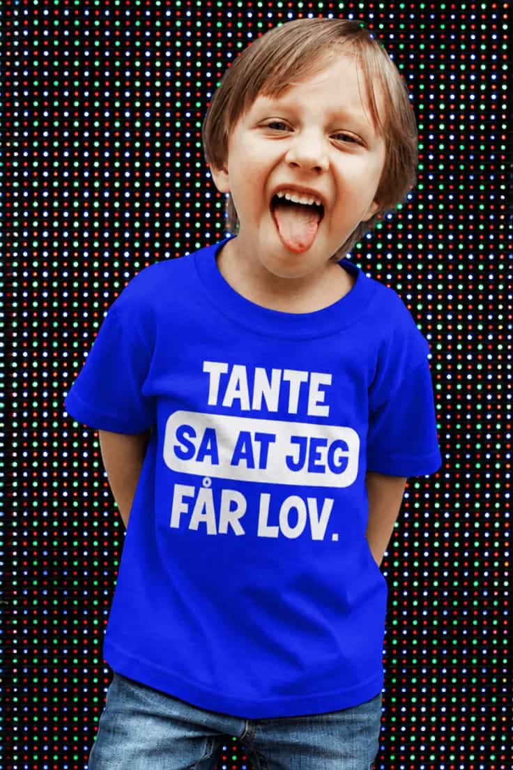 Morsom t-skjorte Tante sa jeg kan | TANTE SA AT JEG