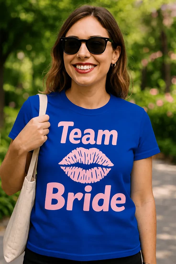 Morsom t-skjorte Team bride – Team Bride