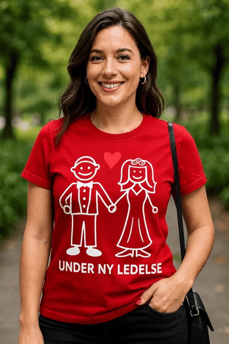 Morsom t-skjorte Under ny ledelse