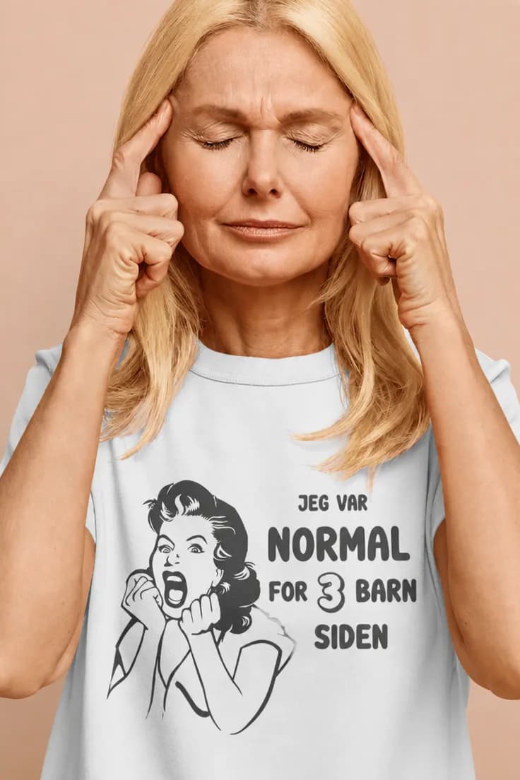 Morsom t-skjorte Var normal før barn