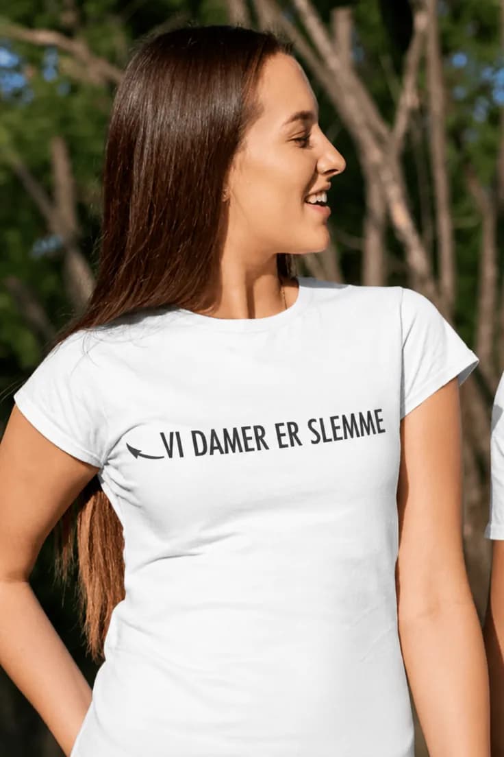 Morsom t-skjorte Vi damer er slemme | VI DAMER