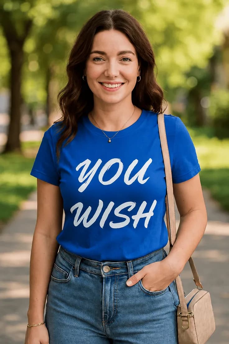 Morsom t-skjorte You wish - you WISH