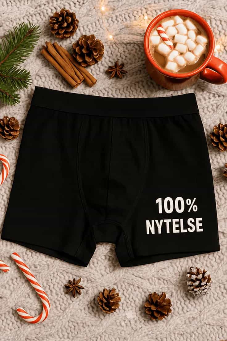 Morsomme boksershorts 100 prosent nytelse