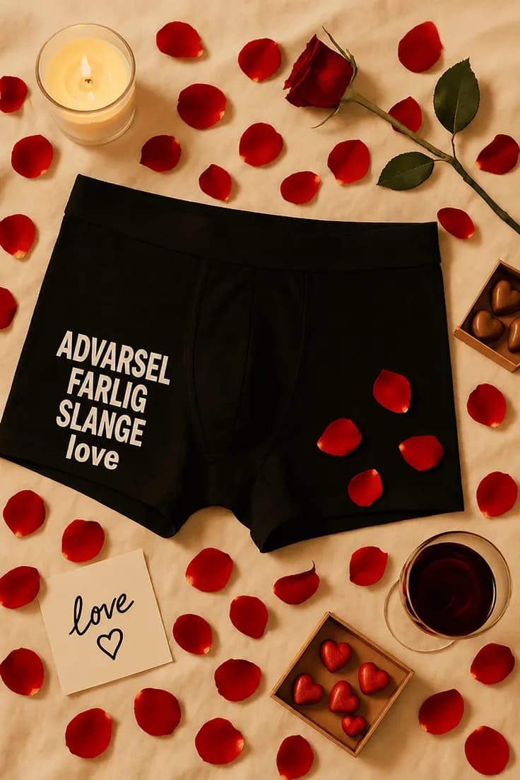 Morsomme boksershorts Advarsel farlig slange