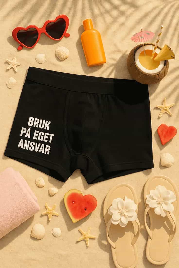 Morsomme boksershorts BRUK PÅ EGET ANSVAR