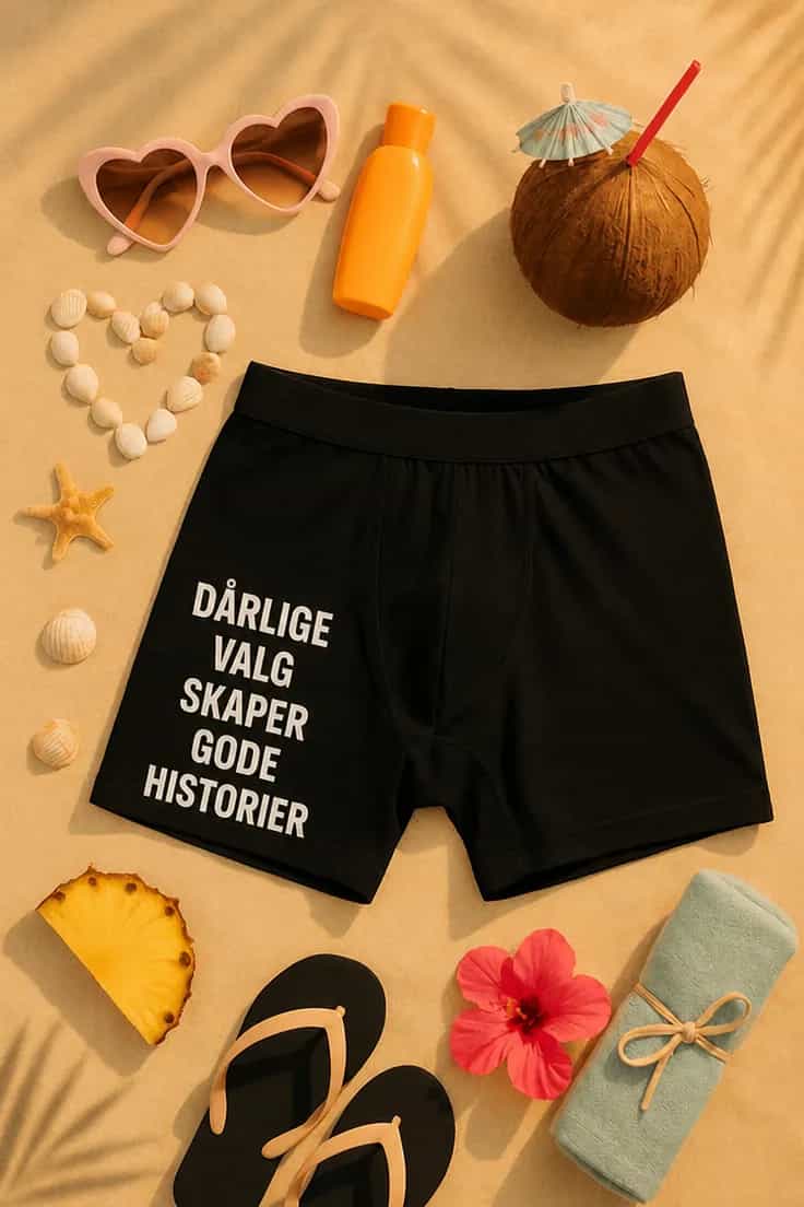 Morsomme boksershorts DÅRLIGE VALG SKAPER GODE