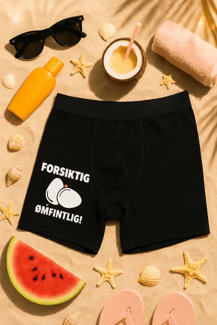Morsomme boksershorts Forsiktig ømfintlig