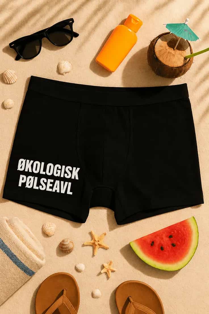 Morsomme boksershorts ØKOLOGISK PØLSEAVL
