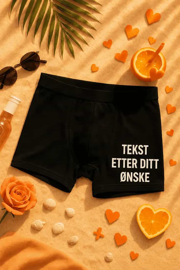 Morsomme boksershorts med valgfri tekst