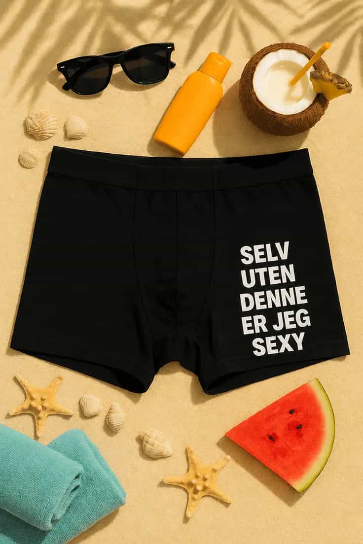 Morsomme boksershorts Sexy uten denne