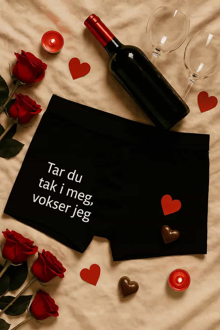 Morsomme boksershorts Tar du tak i meg, vokser jeg.