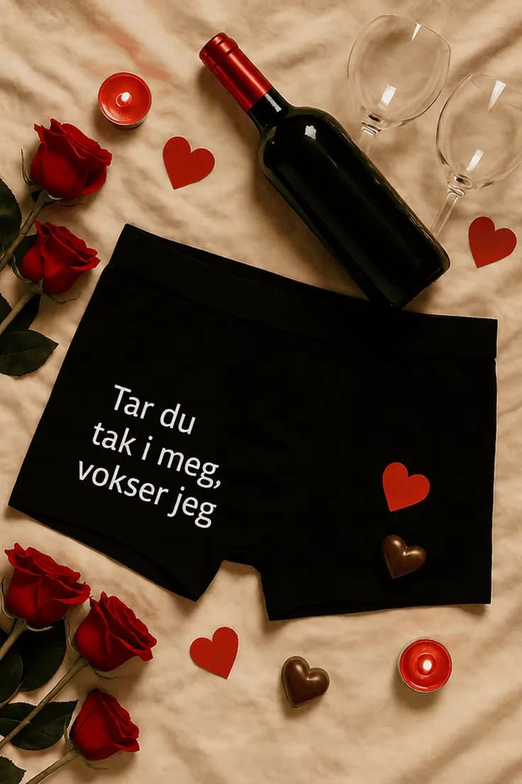 Morsomme boksershorts Tar du tak i meg, vokser jeg.