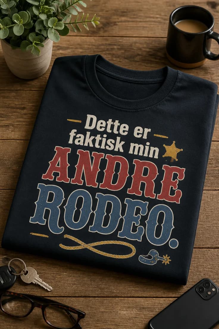 Rodeo-T-skjorte – Dette er faktisk min andre rodeo.