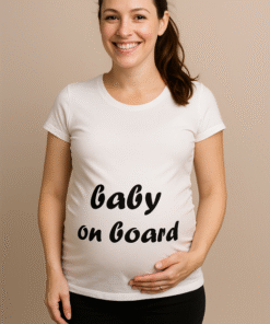 Baby on board - T-skjorte for gravide