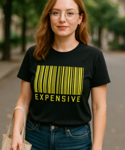 EXPENSIVE strekkode - T-skjorte