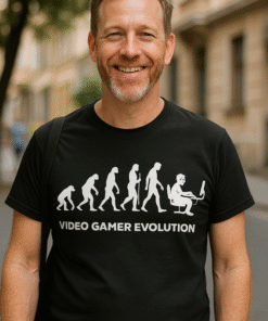 VIDEO GAMER EVOLUTION - T-skjorte