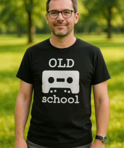 OLD school - T-skjorte