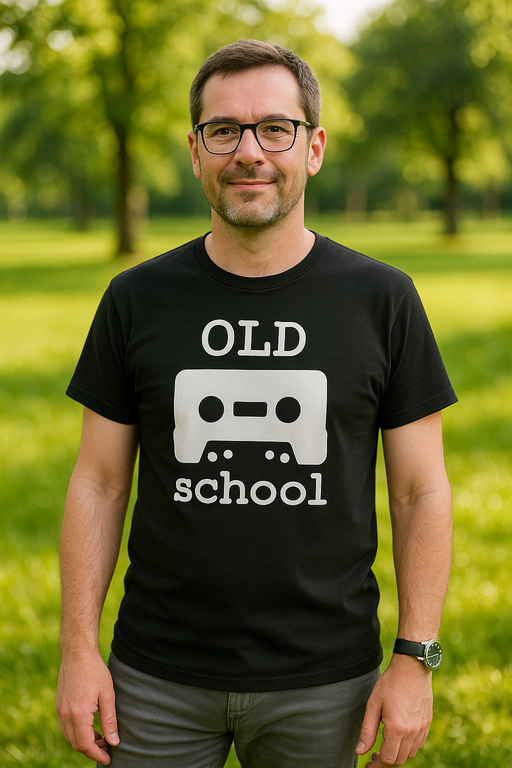 OLD school - T-skjorte