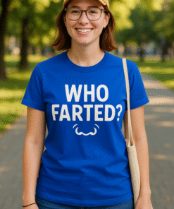 WHO FARTED? - T-skjorte