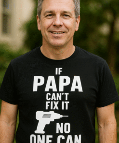 IF PAPA CAN'T FIX IT NO ONE CAN - T-skjorte
