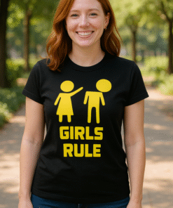 GIRLS RULE - T-skjorte