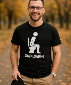 DOWNLOADING - T-skjorte