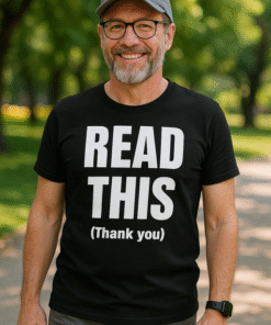 READ THIS (Thank you) - T-skjorte