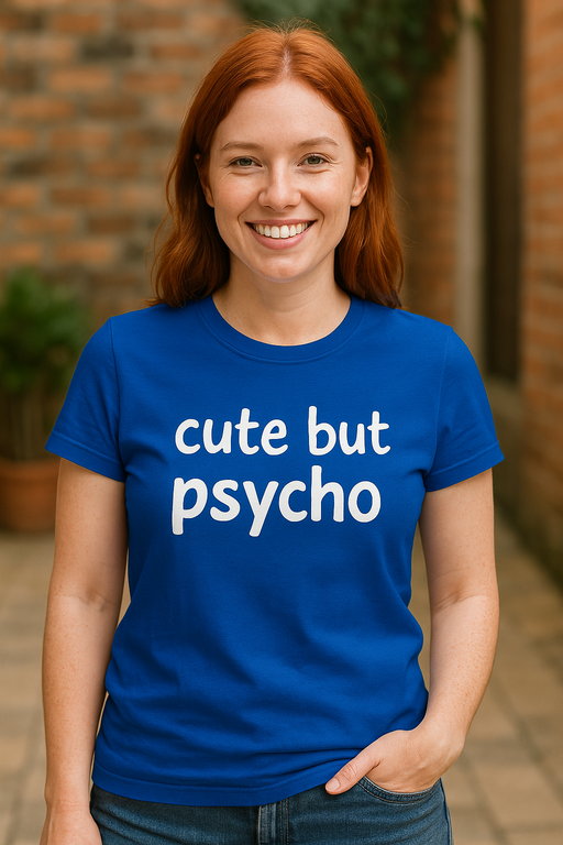 cute but psycho - T-skjorte