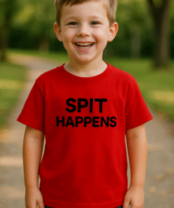 SPIT HAPPENS - T-skjorte