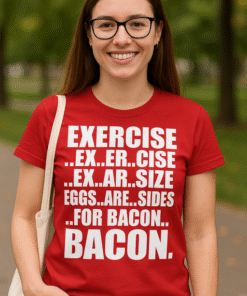 Bacon-humor - T-skjorte