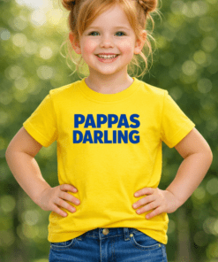 Morsom barnet-skjorte «Pappas DARLING»