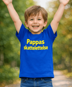 Morsom barneskjorte – Pappas skattelettelse