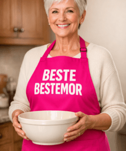 Morsomt forkle – NAJ BABI (Beste bestemor)