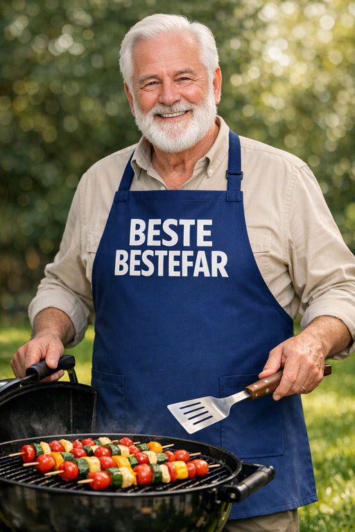 Morsomt forkle – BESTE BESTEFAR