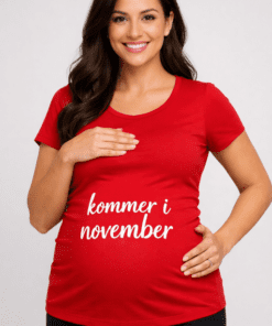 Gravid-t-skjorte: kommer i november