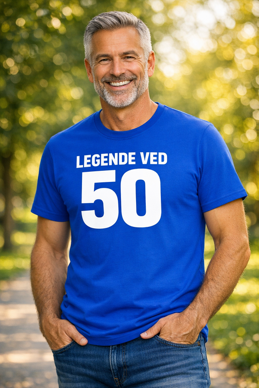 Morsom t-skjorte – LEGENDE VED 50