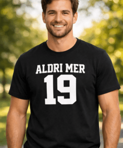 Morsom t-skjorte ALDRI MER 19